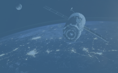 Background service image in blue